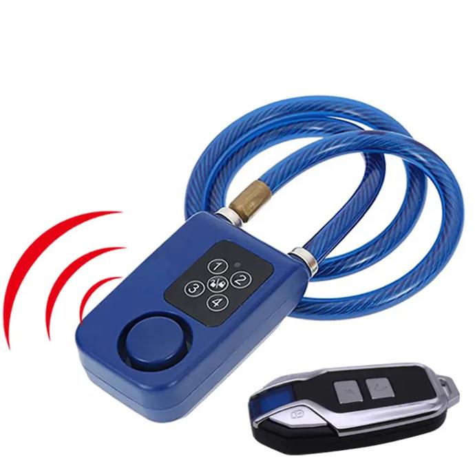 candado para bicicletas y motos con alarma, con control, combinacio o inteligente