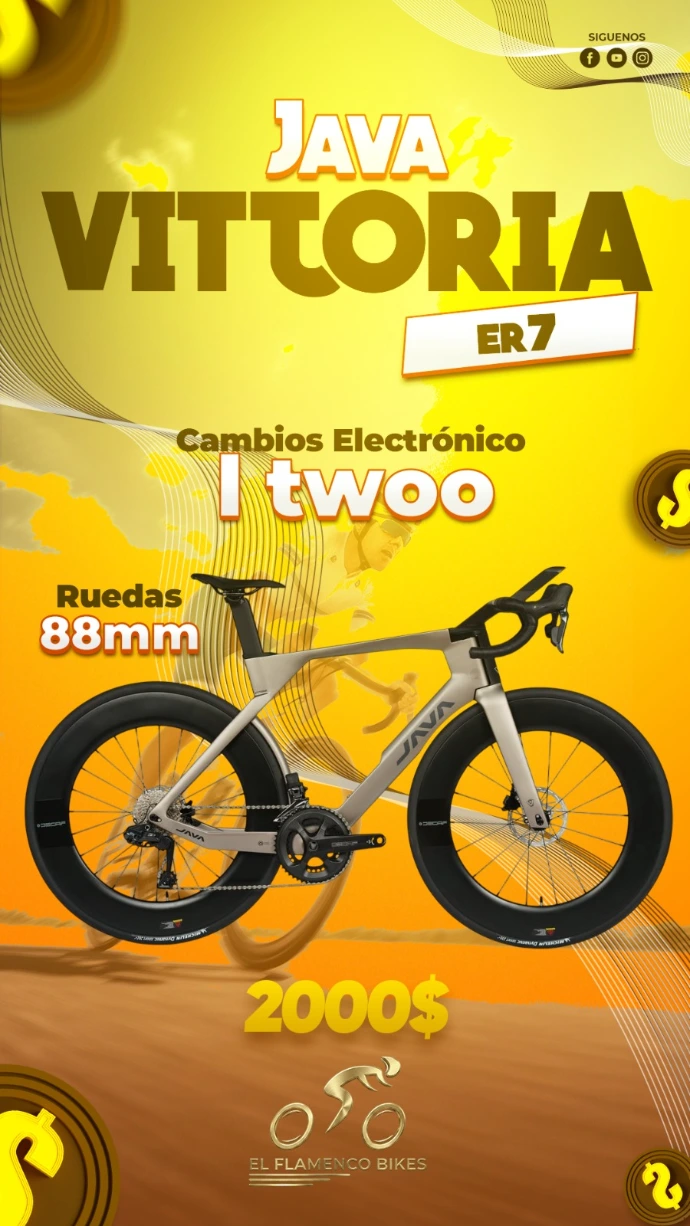 java vittoria bicicletas de carbono con camibos electronico para triatlon y contra reloj